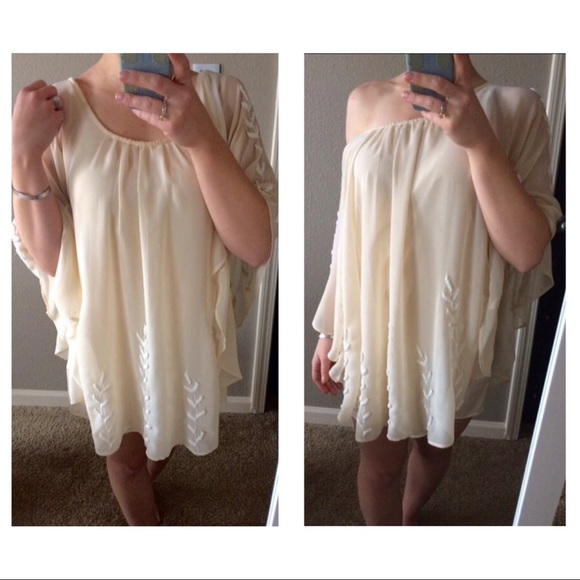 SOLD🚫XS/S Free People Ocean Pearl Beaded Dress - Picture 7 of 8